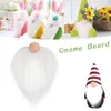 Dekorativa föremål Figurer 3st Faux Fur Gnome Beard With Ball For Festival Decor DIY Handgjorda hantverk Gnomes Plush Hair Cosplay Costume M