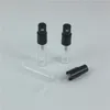 50pcs/lot 2ml3ml mini cam parfum şişe örnek kokular sprey şişesi doldurulabilir koku atomizer cam parfüm şişesi 220711