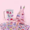 40 vellen 3D -stickers voor kinderen Toddlers 1200 Vivid Puffy Children Stickers Boys Girls Teachers beloning Craft Scrapbook Gift Toys 220815