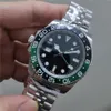 Armbandsur herrm￤stare keramiska bezel safir glas rostfritt st￥l fodral mekanisk automatisk kedjer￶relse fyra n￥ltider kvar till hans huvud