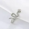 Crystal Snake Fake Neus Ring Goud Niet Piercing Clip op Neus Ring Indiase Stijl Neus Manchet Nep Piercing Septum Nariz Sieraden GC857