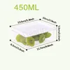 Mutfak Meyve Buzdolabı Saklama Kutusu Kek Sebze Plastik Saklama Kutuları Masaüstü Takı Sundries Tidy Toz Geçirmez Kılıf BH6332 ​​WLY