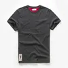الرجال للرجال القطن اللون الصلب T Shirt Men Core-thecle tshirt basic thert tops عالية الجودة الكلاسيكية 220505