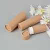 Kraft Boxes Paperboard Tubes Paper Containers Tea Coffee Crafts for Pencils Tea Cosmetic Craft