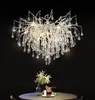 Американская хромированная хрустальная ветвь люстра светодиодный для гостиной спальня лампа подвесной лампы Hotel Hall потолочный светильник