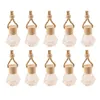 Bure auto hangende glazen fles lege parfum aromatherapie navulbare diffuser lucht frissere geur hanger ornament fy5288 0704