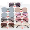 1pcs man summer man frame frame fashion sunglasses امرأة في الهواء الطلق قيادة الزجاج رسائل زجاجية فضية أزياء سوداء الشارع