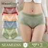 Meooliisy 3 PCS/SET MIDE WAST SEAMLESS BRIEMS FOR SEAMLESS BRIECT