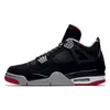 4s Basketball Shoes 4 Men Women Black Cat Fire Red Thunder University Blue White Oreo Bred Pure Money Mens Trainers 5.5-13