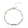 Link Chain Double Layer Bracelet Stainless Steel Zircon &Oval Bead Silver Color For Women Kent22