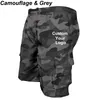 Fashion Mens Custom Your Cargo Shorts Side Multi pockets Men Loose Work Casual Short Pants Male Summer Outdoor S 220628