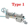 Einkopf-Flüssigkeitsfüllmaschine, pneumatisch, für Wein, Milch, Saft, Essig, Kaffee, Öl, Getränk, Reinigungsmittel, Edelstahl, quantitativer Füller, 110 V, 220 V