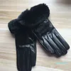 Klassische Designer-Lederhandschuhe für Männer, Frauen und Frauen, Lammfell-Touchscreen-Marke, Fünf-Finger-Handschuhe, Winterverdickung, Wärme6075531