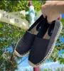 RRQ0 Scarpe casual mocassini appartamenti donna espadrillas scarpe di lusso cap toe pescatore scarpe di tela moda estiva primavera Top Quilty taglia 35-40