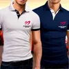 Summer Men's Polo Shirt Golf Sportwear Fashion T-Shirt Personlighet Master Bunny Tryckt kortärmad avslappnad tee-skjorta Topps 220727