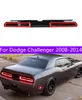 Bilstrålkastare Bildelar för Dodge Challenger 2008-2014 Baklyktor Baklampa LED-signal Växla parkering Taillamp