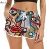 CLOOCL Hermosa Polinesia Arte abstracto Pantalones cortos Mujeres Patrón 3D Pantalones cortos casuales Ropa de calle femenina Ropa para hija Pantalones cortos de playa W220616