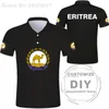 Polo drapeau de l'Érythrée Polo à manches courtes pour hommes Nom personnalisé gratuit Numéro Eri L'État de l'Érythrée Jersey Sweat-shirt Vêtement 220702