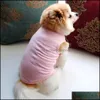 Vierge DIY Vêtements pour chiens Coton Vacles Verse-shirts pour animaux