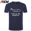 REM Summer Funny To Be or Not To Be T-shirt da ingegnere elettrico in cotone a maniche corte 220504