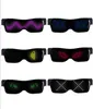 Bluetooth LED Display Eyeglass Party APP Connected Smart Sunglasses Flash Messages Animation Shutter Shades for Raves Festivel Birthday Props USB Rechargeable
