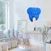 Özet Diş Kuvars Moda İzleme 3D Gerçek Duvar Ayna Etiketi Diy oturma odası dekorasyon Yatak Odası Saati Y200407