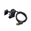 Bilarrangör 12V-24V Motorcykel SAE-adapter 2 USB-gränssnittsladdare 5V 2.1A Snabbkopplingsplugg