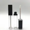 Recipientes de caixa de plástico de gloss 5ml Lipgloss Vazio de delineador de lipgles transparentes