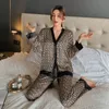 Kadın Pijamalar İpek Pijamalar Karikatür Evde Giyim iç çamaşırı Seksi Places Nightwear Plus Boyutu Lingere Pantolon Takımları Kadın Takım 220527