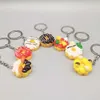 7 Styles Creative Crème Gâteau Donut Porte-clés Résine Sac Pendentif Alimentaire Porte-clés Hommes Femmes Mode Porte-clés Cadeau Accessoires Prix En Vrac