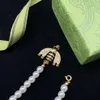 Luxury Designer Fashion Pearl Bee Chokers Necklace Ladies Party Gift Jewelry High Quality With Box