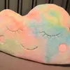 Almofada de pelúcia fofa e colorida com arco-íris de pelúcia Kawaii Sky Series Cuddles Bonito decoração de casa presentes de aniversário J220704
