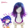 Parrucca L-email LOL Neeko Parrucche Cosplay The Curious Chameleon Gioco Capelli sintetici resistenti al calore Perucas220505