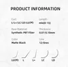 False ciglia AGUUD L Curl Eyelash individuali Estensioni L / L + / LC / LD / LD / LD / LU (M) Lashe di trucco naturale 8-15mm Mix n Soft Seta