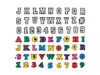 Custom alphabet letters Croc Charms For pencil Shoes sandal Cup Backpack etc Deco