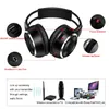 RF Silent Disco Wireless Headphones System- Conferência de festa de cliques silenciosa DJ com 2 fones de ouvido 2 transmissores 200m Distance