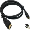 10PCS/LOT 1.5m mini HD male to HDTV male Cable 1080p High Speed Adapter for Camera Monitor Projector Notebook TV