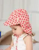 Chapeau de soleil pour bébé matériau respirant et à séchage rapide chapeaux de visière pour enfants rose fleur blanche couleur pure 14 styles casquettes pour bébé