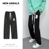 Men's Pants Hybskr Straight Letter Graphic Sweatpants Casual Large Size Male Sports Hip Hop Fashion Trousers Streetwear 220827