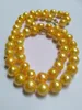 Pendant Necklaces Sell 12-13mm Natural Akoya Yellow Pearl Necklace Bracelet SetPendant PendantPendant