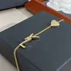 Vrouwenontwerper Bracelet Classic Luxury sieraden Diamant Bijoux Love armbanden voor mannen Goudketting Bangle bruiloft Geschenken Kettingen doos