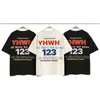 Oversized RRR123 T-shirt Men Women High Quality Rrr 123 Vintage Cross Print Tee TopsT220721