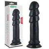 Nxy Sex Anal Toys King Size Ripples 11 25 Zoll Super Big Dildo Black Dick Riesiger PVC Penis Plug Spielzeug für Erwachsene 1220