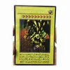 Yu Gi Oh DIY dios egipcio Slifer el dragón del cielo juguetes pasatiempos coleccionables colección de juegos tarjetas de Anime G220311