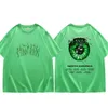 Корейские бродячие дети 2-й мировой тур Maniac Print футболка Mens Womens Harajuku Streetwear Hip Hop с коротким рукавом Tees 2022 Новая футболка T220517