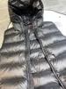 디자이너 남자 다운 재킷 조끼 벨벳 바노이즈 시리즈 자켓 디자이너 가을과 겨울 남성 여성 코트