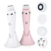 Face Cleaning Tool Facial Cleansing Brush Set 4 in 1 Sonic Exfoliating Facial Brushes SPA Kit Skin Beauty Machine 055