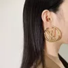 Top Paris Jewelry Accessories Women Hoop Kolczyki Luxury 18K Gold Ear Studs Lady Nice Christmas Gift GGS Viutonity3229369