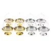 Party Decoratie 4 stks Clear Candy Boxes Small Cake Holder Box Tray Cup Wedding Dessert Table Decorationparty
