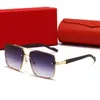 Дизайнерские солнцезащитные очки мужчины женщины вручную деловые дела по борьбе с ультрафиолетом Multi -прямоугольник онлайн -баффало рог.